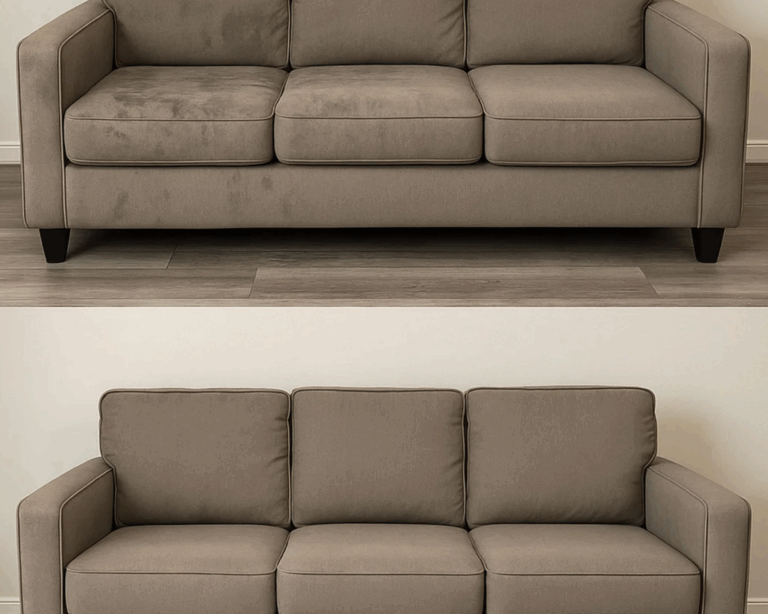 Clean Sofa in cozy living room